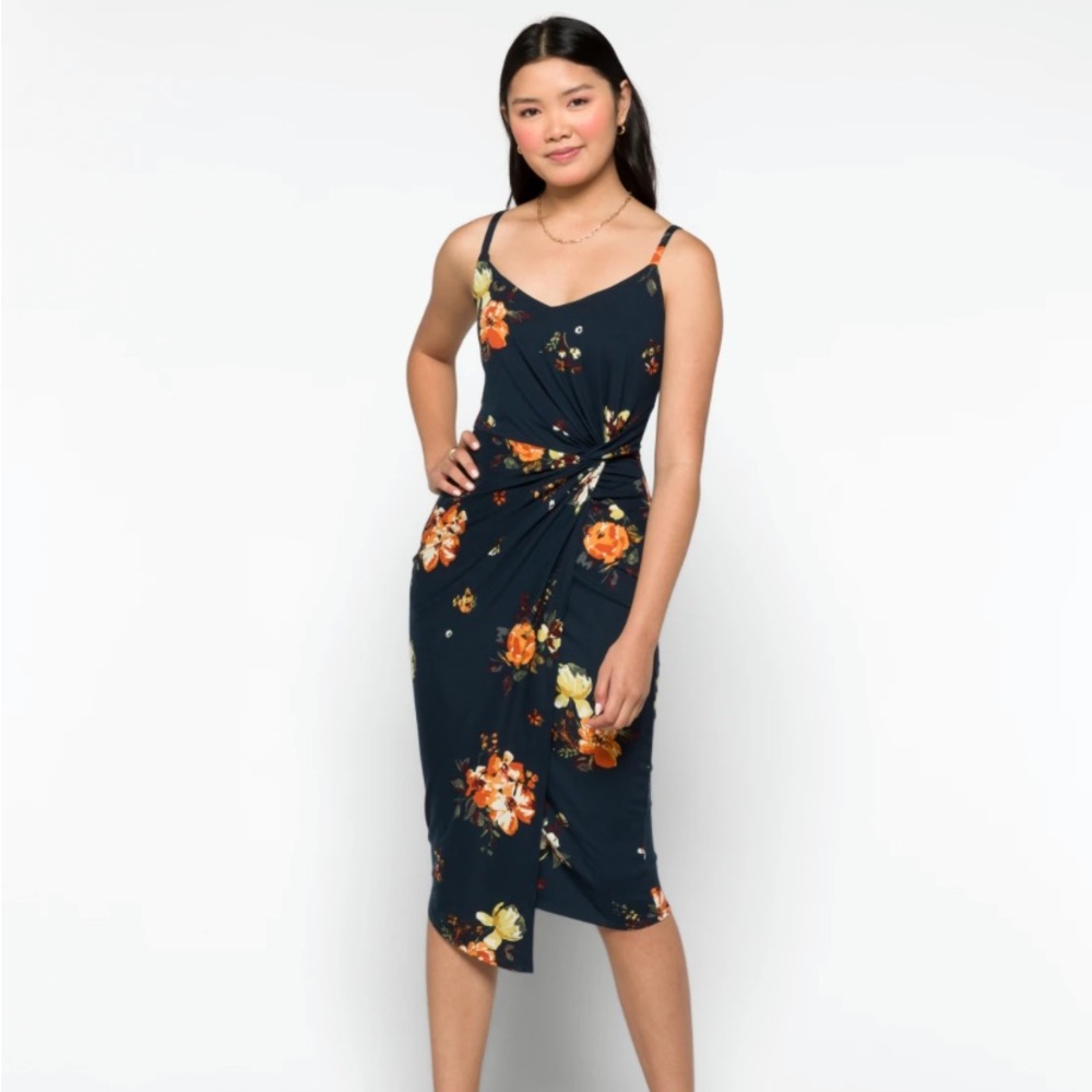 Vivienne Knit Fitted Midi Dress